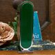Green Dandy Mate Silvia Musical Gas Table Lighter with Engraved Design