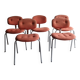 Set 5 chaises steelcase strafor