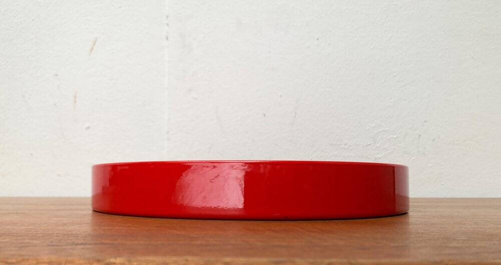 Vintage Space Age Red Tray from Boltze Design, 1970s