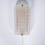 Vintage glass wall sconces by Carl Fagerlund, Lyfa glass sconces.