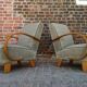 Pair of armchairs by Jindrich Halabala for Thonet 1950. Art deco