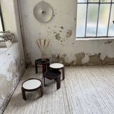 Nido 780 G stackable coffee tables. Frattini for Cassina