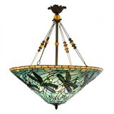 Tiffany pendant lamp Libelle green
