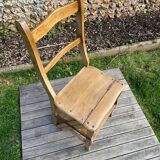 Vintage step stool chair