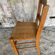 Vintage CLASS NEUDORF Wooden Chair + Woven Seat #C800