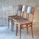 Set of 3 chairs no. 57 Thonet - 1910