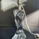 Pied de lampe cristal estampillé baccarat