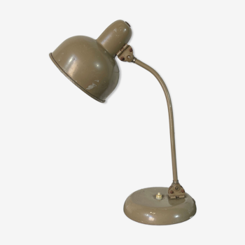 Old metal articulated desk lamp