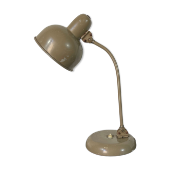 Old metal articulated desk lamp