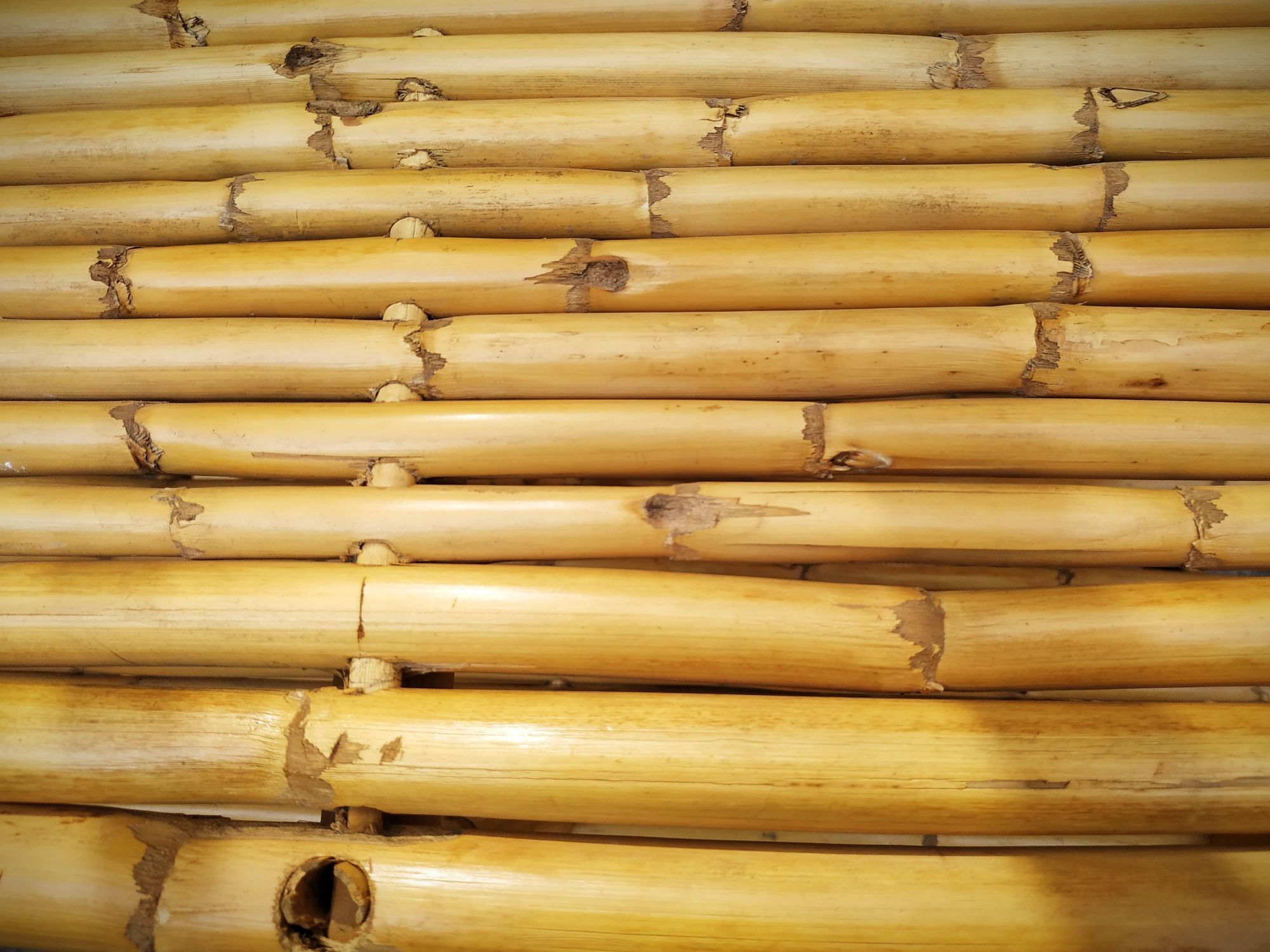 Vintage bamboo shelf