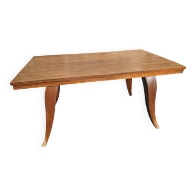 Table style art deco avec des allonges
