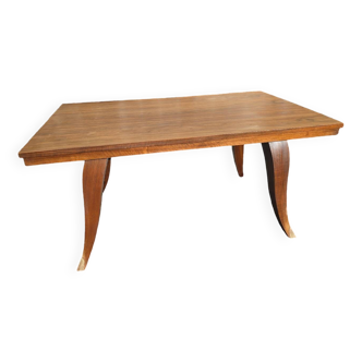 Art deco style table with extensions