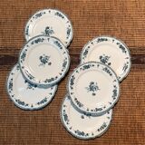 6 flat plates vintage iron earth HB rambouillet model