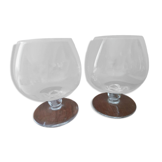 Verres a cognac cristal daum signes Daum modèle boléro HT 12cm