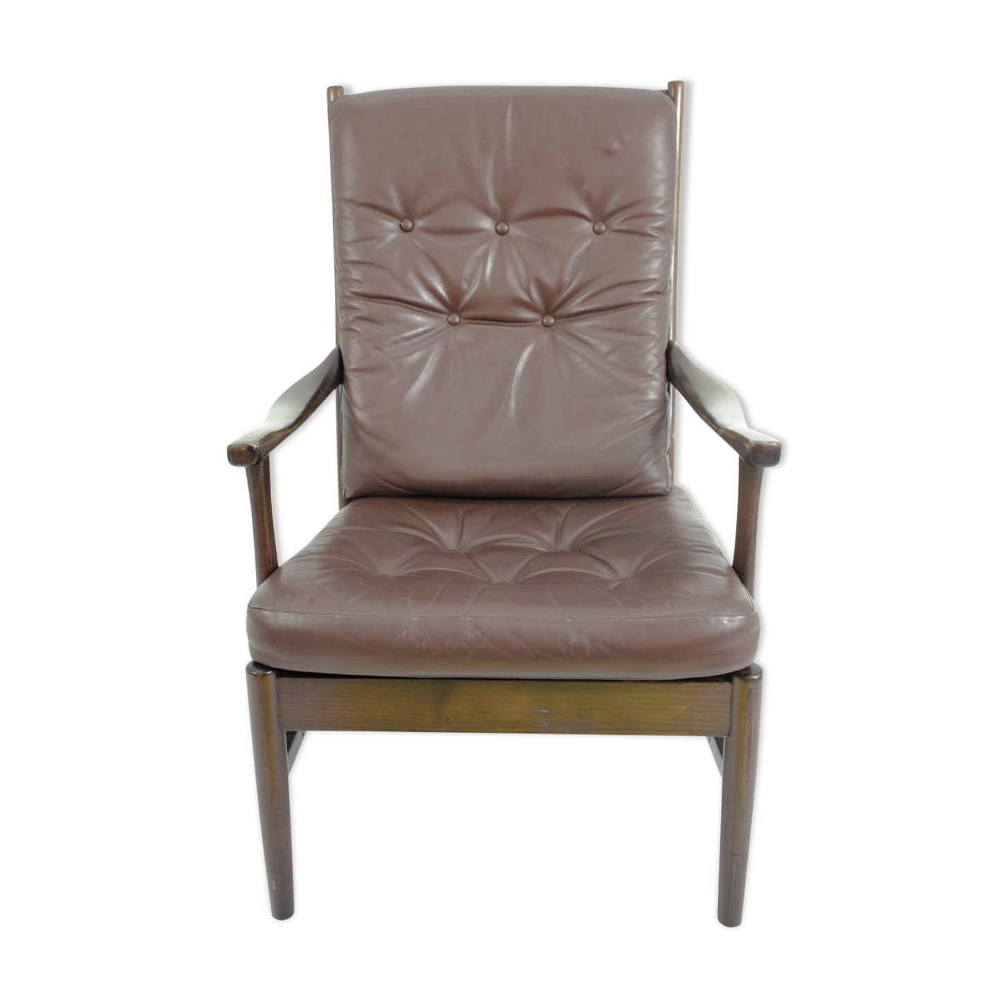 Leather armchair 1970