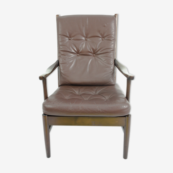 Fauteuil en cuir 1970