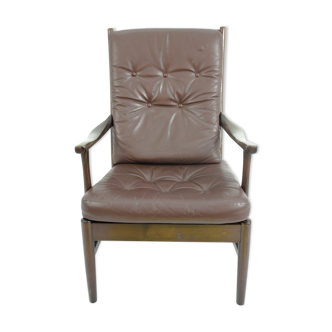 Fauteuil en cuir 1970