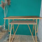 Vintage rattan desk