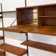 Teak Wall System By Kai Kristiansen for Feldballes.