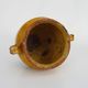 Glazed yellow confit pot, south west of France. Storage jar. Pyrenees 19th century