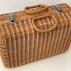 Rattan suitcase, 1960s-70s