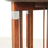 Table d'appoint/centre de design Art Déco, ronde et en bon état.