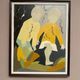 Original Swedish Oil on Canvas – “Children” by Hans Osswald – Vintage