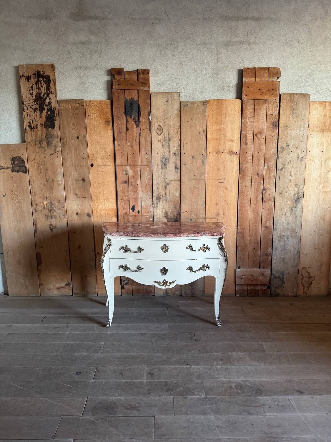 Louis XV style chest of drawers stamped Delorme