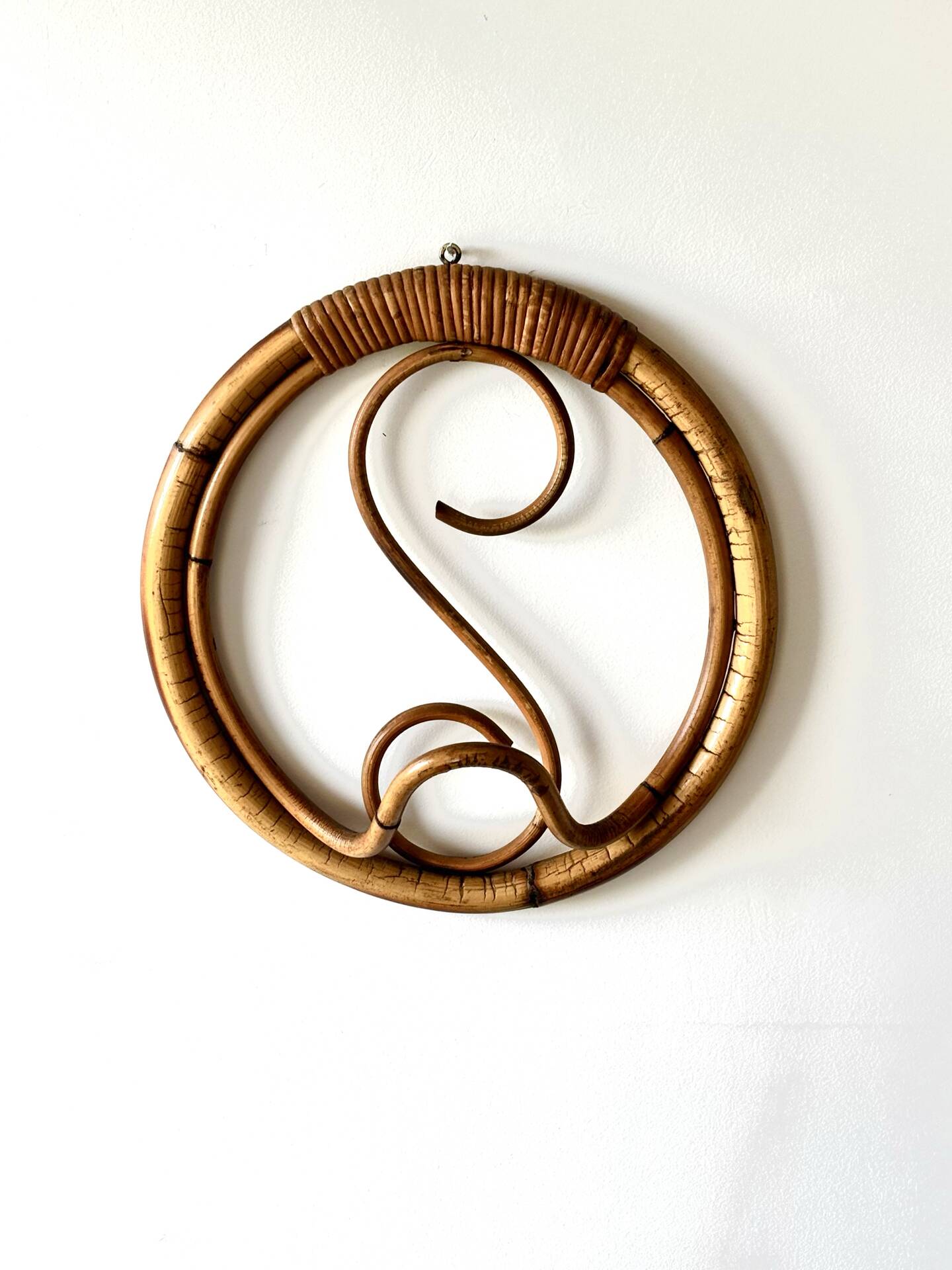 Coat rack in rattan by Franco Albini 1960