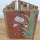 Triptych mirror - early 20th - golden frame - 71x29cm