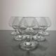 6 Baccarat crystal cognac glasses