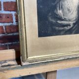 Engraving of a woman.