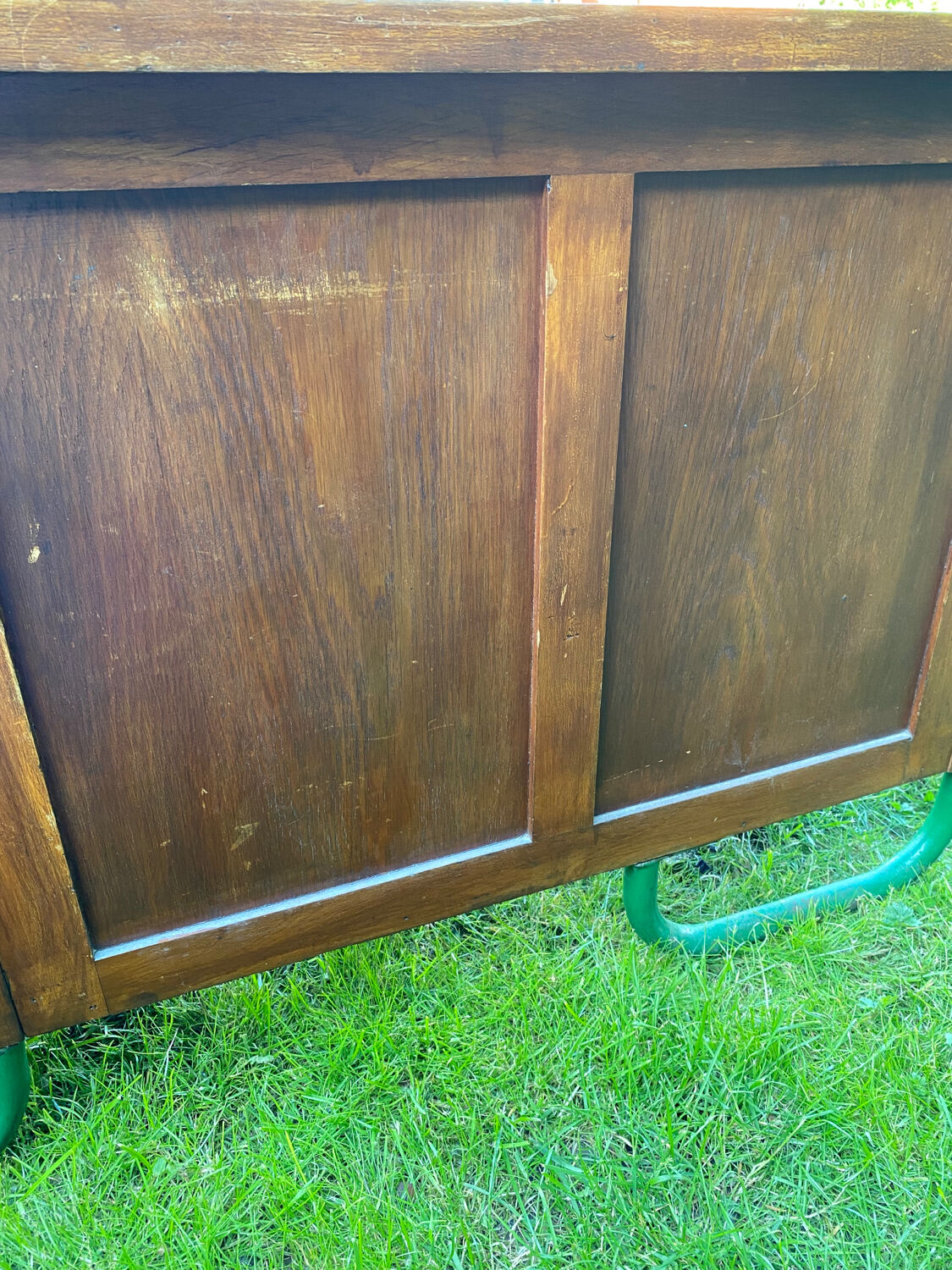 Vintage school teacher's desk