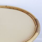 Adorable rattan coffee table and metal base, Scandinavian