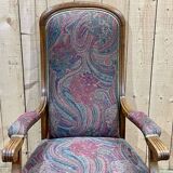 Voltaire armchair from the 1930s in walnut