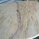 Table basse vintage en marbre rose