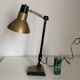 Lampe vintage 1950 industrielle Super Chrome champagne - 55 cm