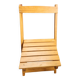 Children's folding chair made of wood.