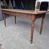 Beech farmhouse bistro restaurant table