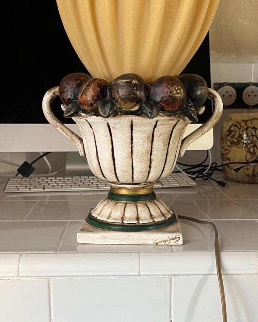 Georgia Jacob fruit bowl lamp