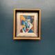 Original Finnish Oil on Panel – “Face” by Christian Immonen – Signed – Dated 1990 – Vintage & Framed