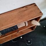 Wooden compartment workshop box