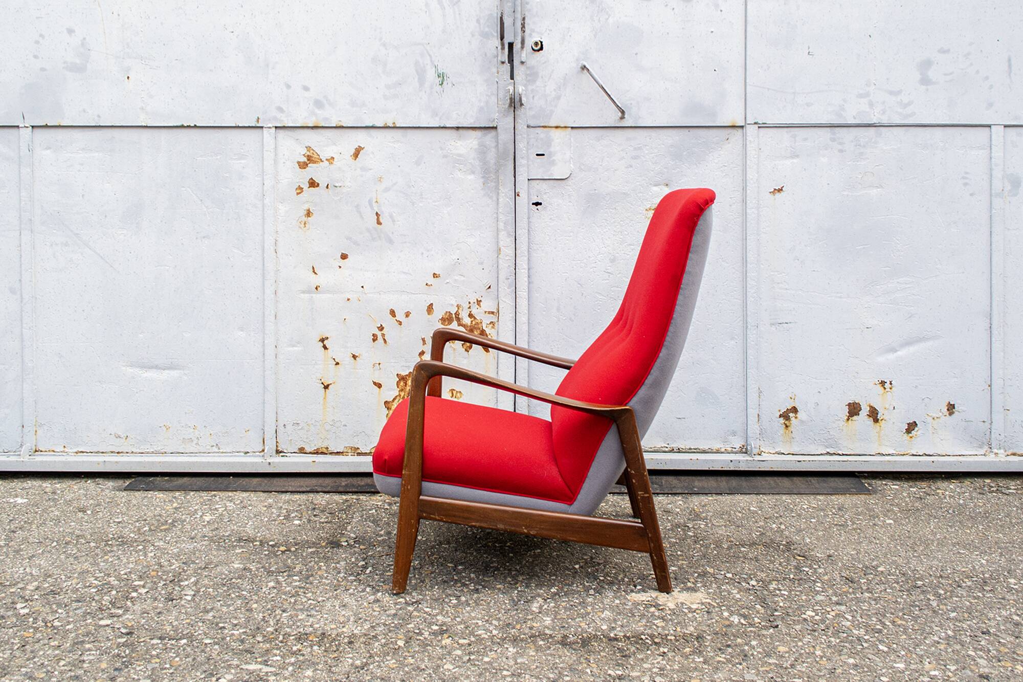 Fauteuil inclinable de l'Hôtel Parco dei Principi à Sorrente par Gio Ponti pour Cassina, Italie, 60'