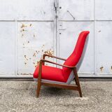 Reclining armchair from the Hotel Parco dei Principi in Sorrento by Gio Ponti for Cassina, Italy, 60'