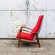 Fauteuil inclinable de l'Hôtel Parco dei Principi à Sorrente par Gio Ponti pour Cassina, Italie, 60'