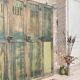 5-door cloakroom in patinated wood