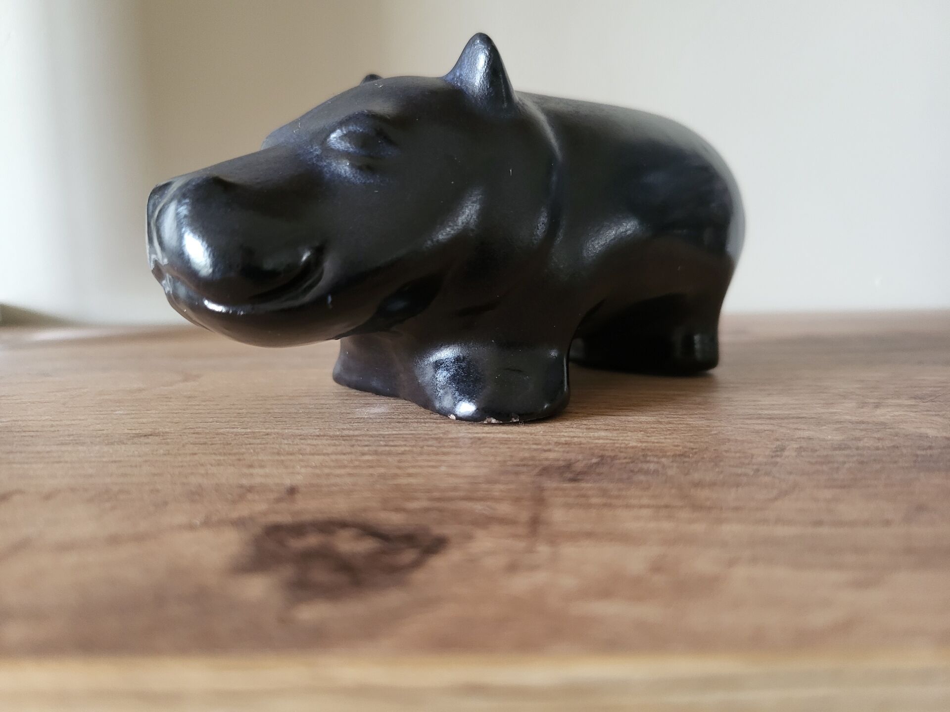 Uppsala ekeby, hippopotamus, mari simmulson, 1950s, figurine.
