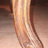 Pair of large armchairs in Louis XV style from the 19th century.