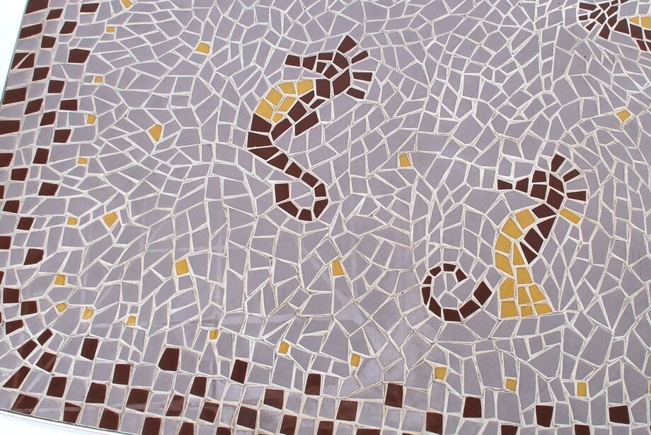 Mosaic of the 1950s coffee table