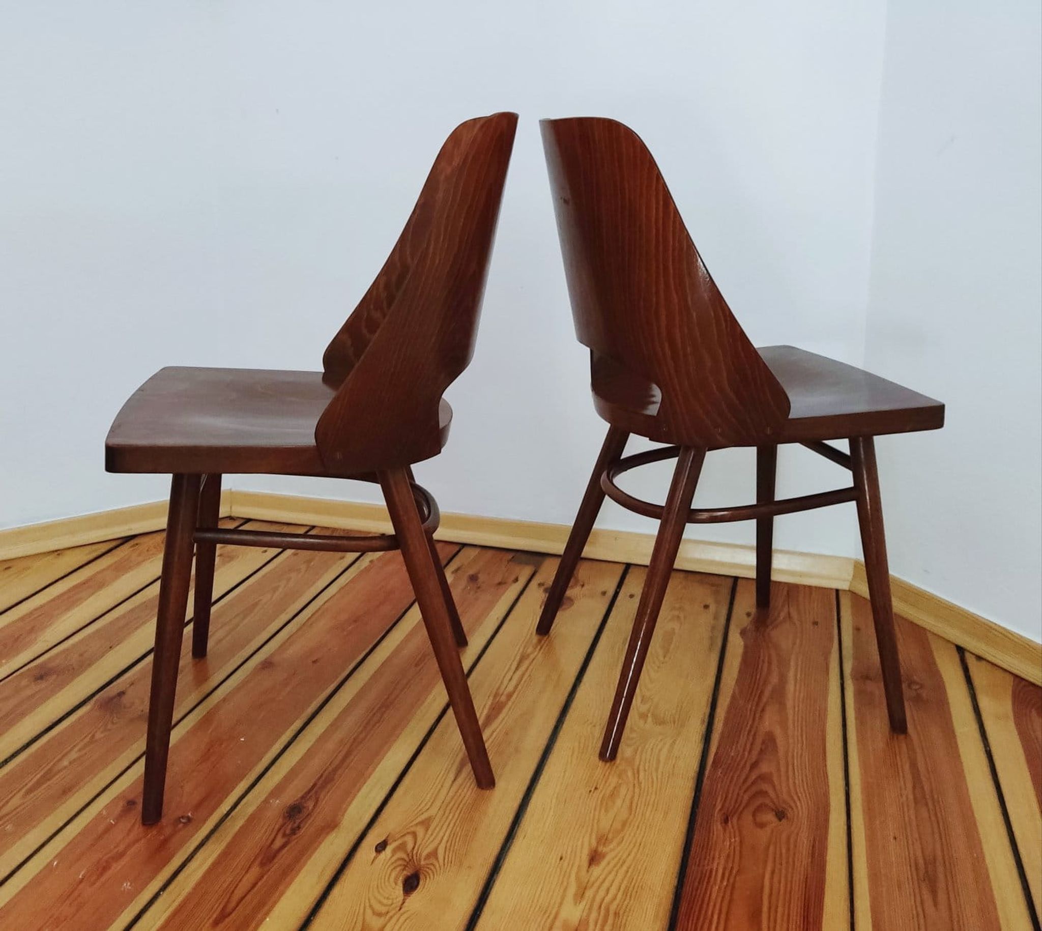 Set of Four Chairs by O. Haerdtl for TON, Czechoslovakia, 1960s